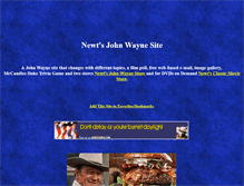 Tablet Screenshot of jwaynefan.com